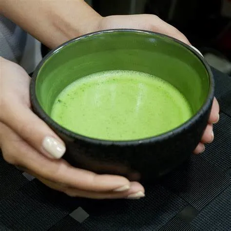 Sabor a manzana sin azúcar en polvo matcha Pastel de Té de leche fresca y enfriar el té verde matcha