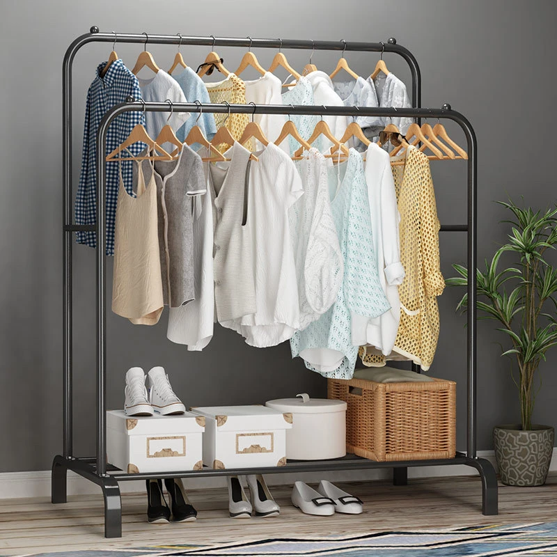 Hanger Multi-Layer Hanger Coat Rack Display Stand Floor-Standing Hanger Hanger Home Bedroom Hallway