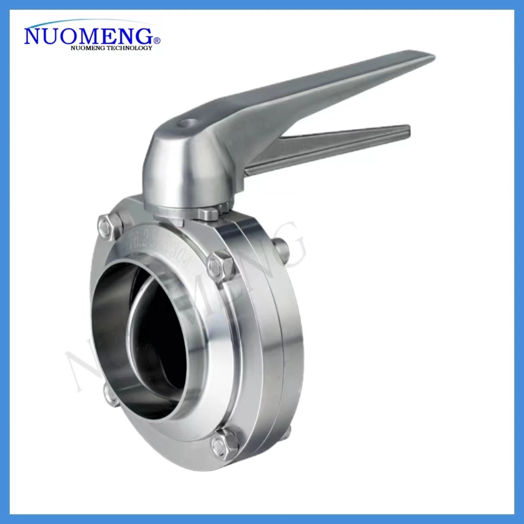 Sanitary Stainless Steel SS304/316L Manual Welded Pulling Handle/Multi-Position Butterfly Valve &Ball Valve&Pipe Fitting