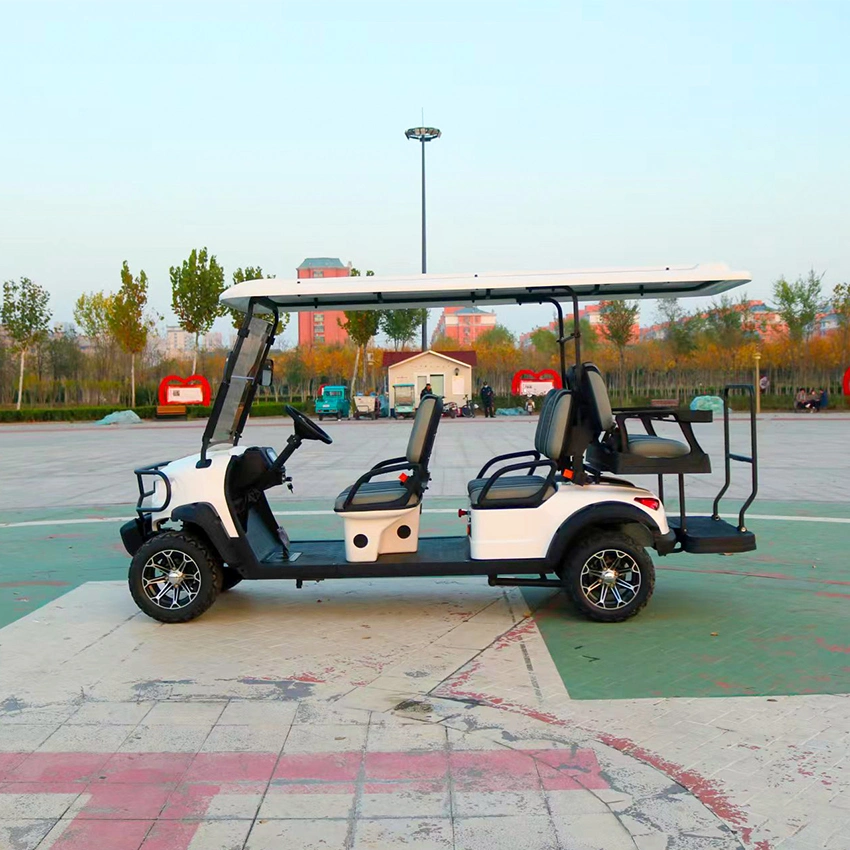 Yuanhai 6 Seats Electric Lifted Golf Cart Hunting Car with Powerful AC Motor Controller Electric Golf Car