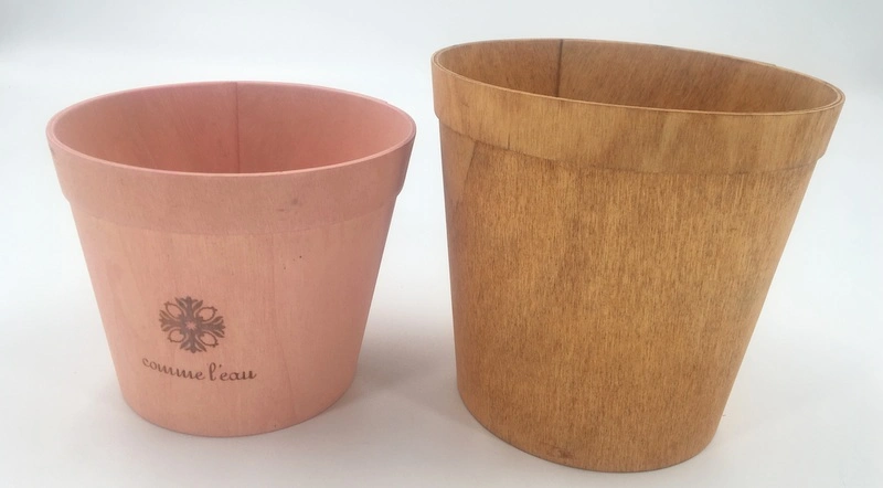 Home Office Desktop Decoration Century Flower Pot Square Wood Stand for Wooden Pots for Plants