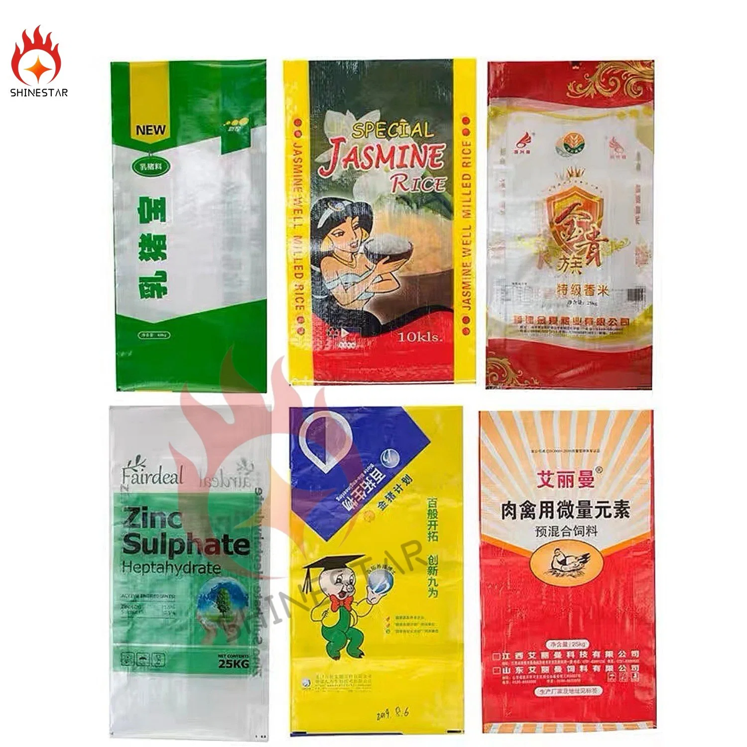 Polypropylene Woven Flood Sand/Fertilizer/Rice/Seed/ Grain/Maize/Flour/Sugar/ Plastic Packaging Recycle PP Bags