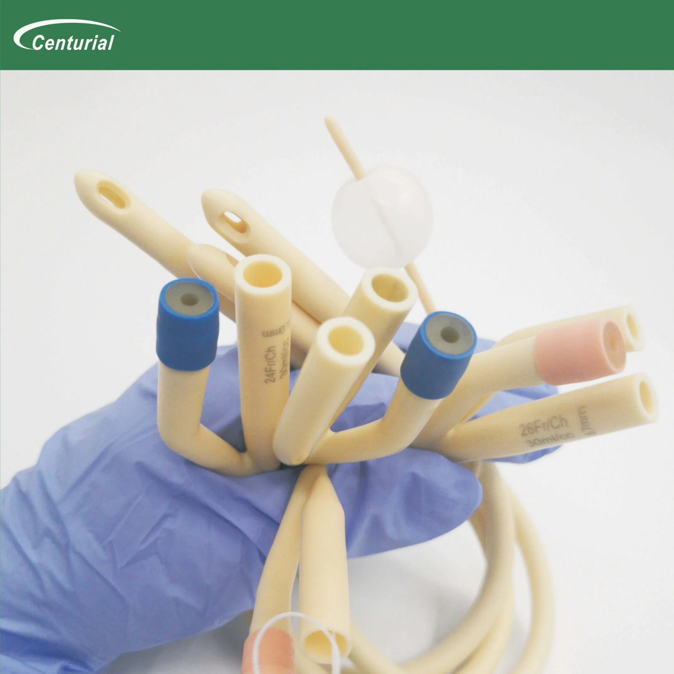 Transparent Symmetrical Balloon Catheter Foley with All Sizes