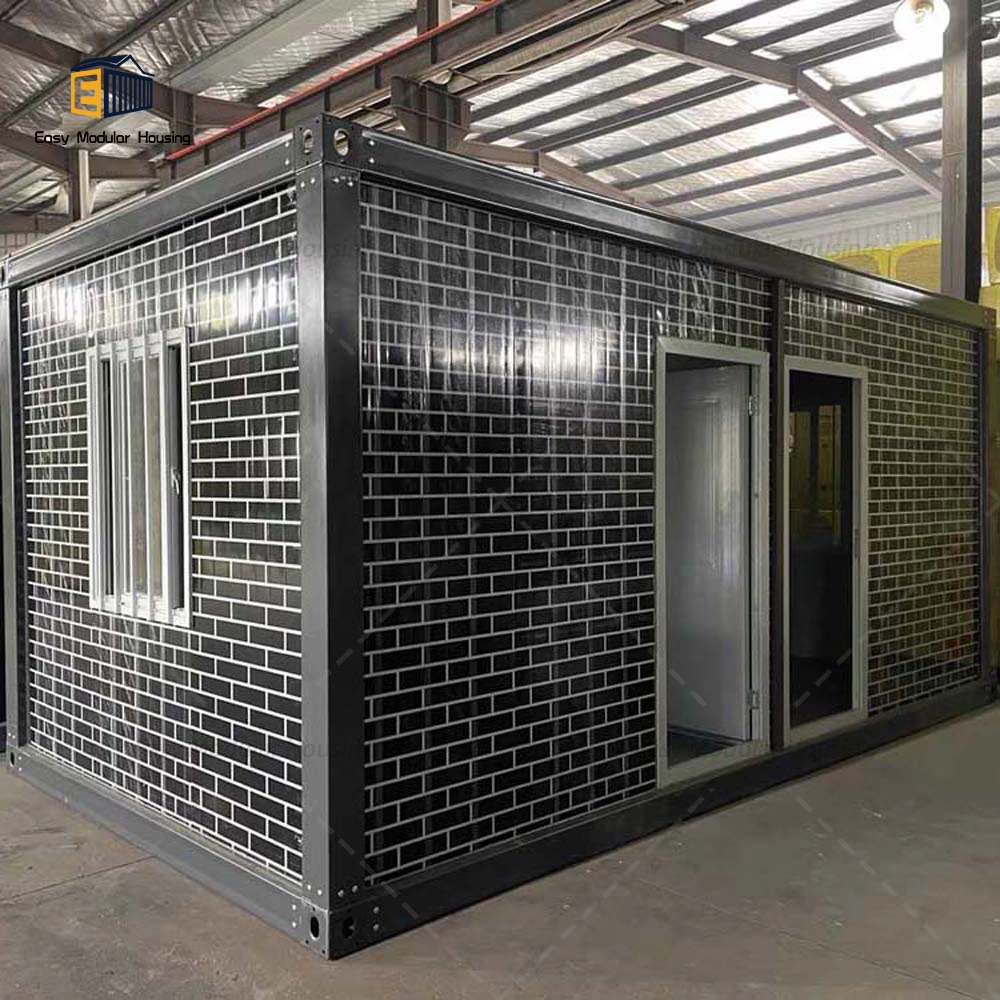 Armazenamento modular Banheiro Residencial Garagem Hotel Madeira Cafeterias Escritório Jardim Kit pré-fabricado Casa de contêiner de vidro da China