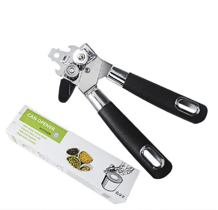 Color Boxed Stainless Steel Multifunctional Can Opener Knife Powerful Bottle Openers