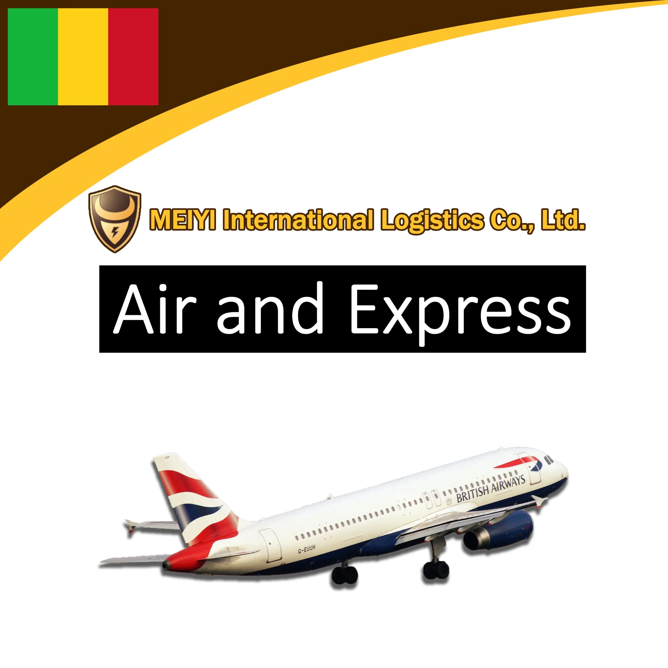 Expédition de service de transitaire Chine expédition au Mali international express air agent d'expédition de fret logistique transitaire de fret