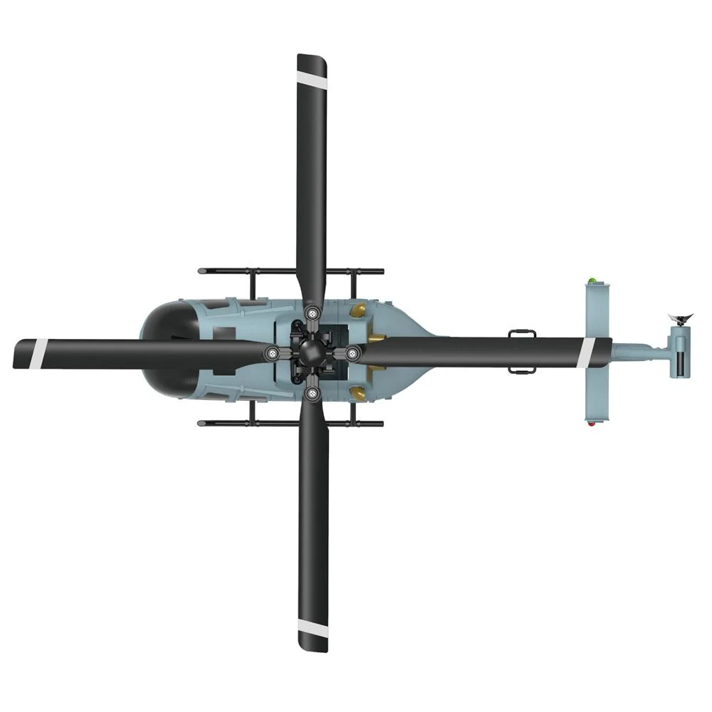 C186-a 2.4G RC hélicoptère 4CH 6 axes pression d'air électronique Simulation de maintien d'altitude télécommande Hobby Toy RC hélicoptère