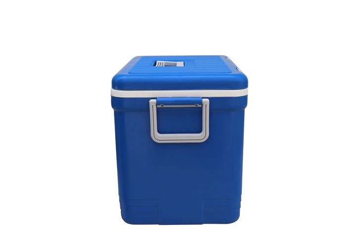 Profesional de buena calidad 33L Caja de transporte de vacunas médicas/material de grado alimentario Moldeo/con caja de hielo/Caja de transporte refrigerada