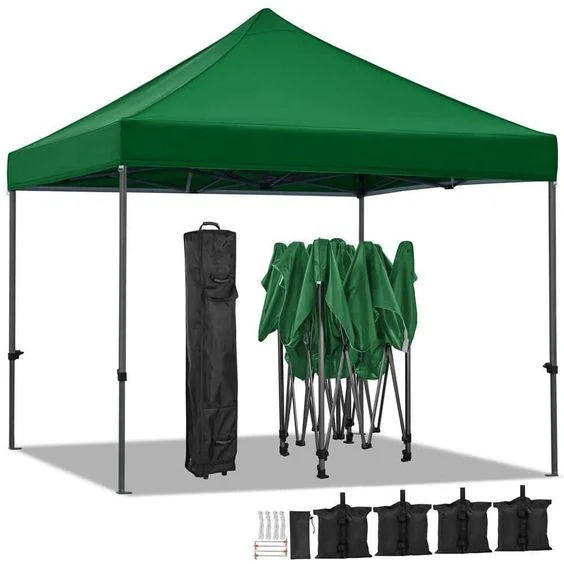 3X3 Metal Pop up Gazebo Tent Folding Canopy Shelter