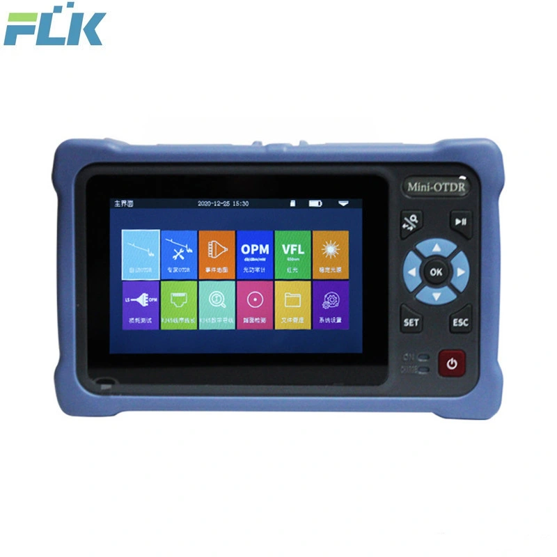 Portable FTTH Optical Fiber Mini-OTDR Sm1310/1550nm&plusmn; 20nm 26/24dB Support Multi-Languages English, Russian, Spanish, French, Arabic, Hindi, etc