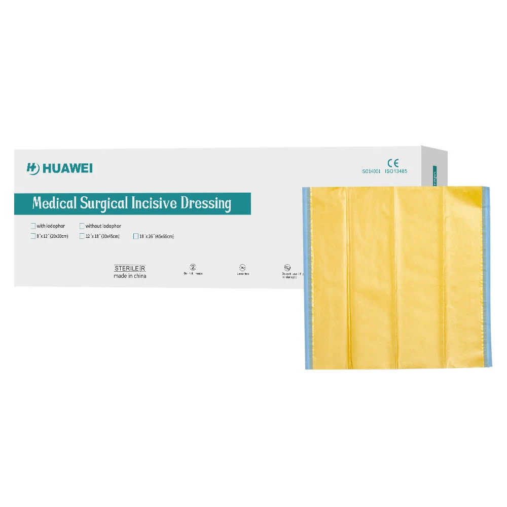 Medical Advance Disposable Transparent Surgical Film Dressing Incise Drape for Npwt Dressing 30*40cm