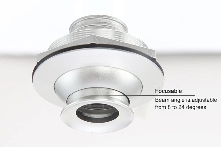 Mini 3W Zoomable Downlight LED Display Case Spotlight for Cabinet Showcase