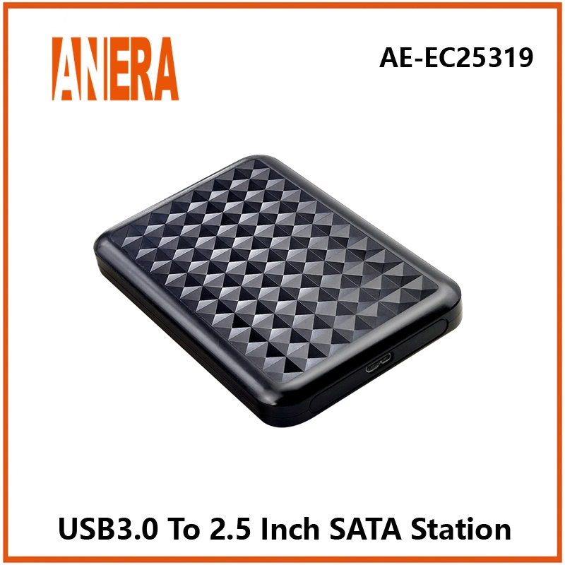 ANERA novo USB 3.0 deslizante de alta velocidade para HDD SATA Caixa para SSD SATA HDD de 2.5 polegadas