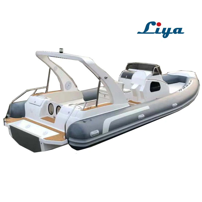 Liya rigide Inflatable Boat Rib Boat Outboard Motor 8,3 m/27 pieds