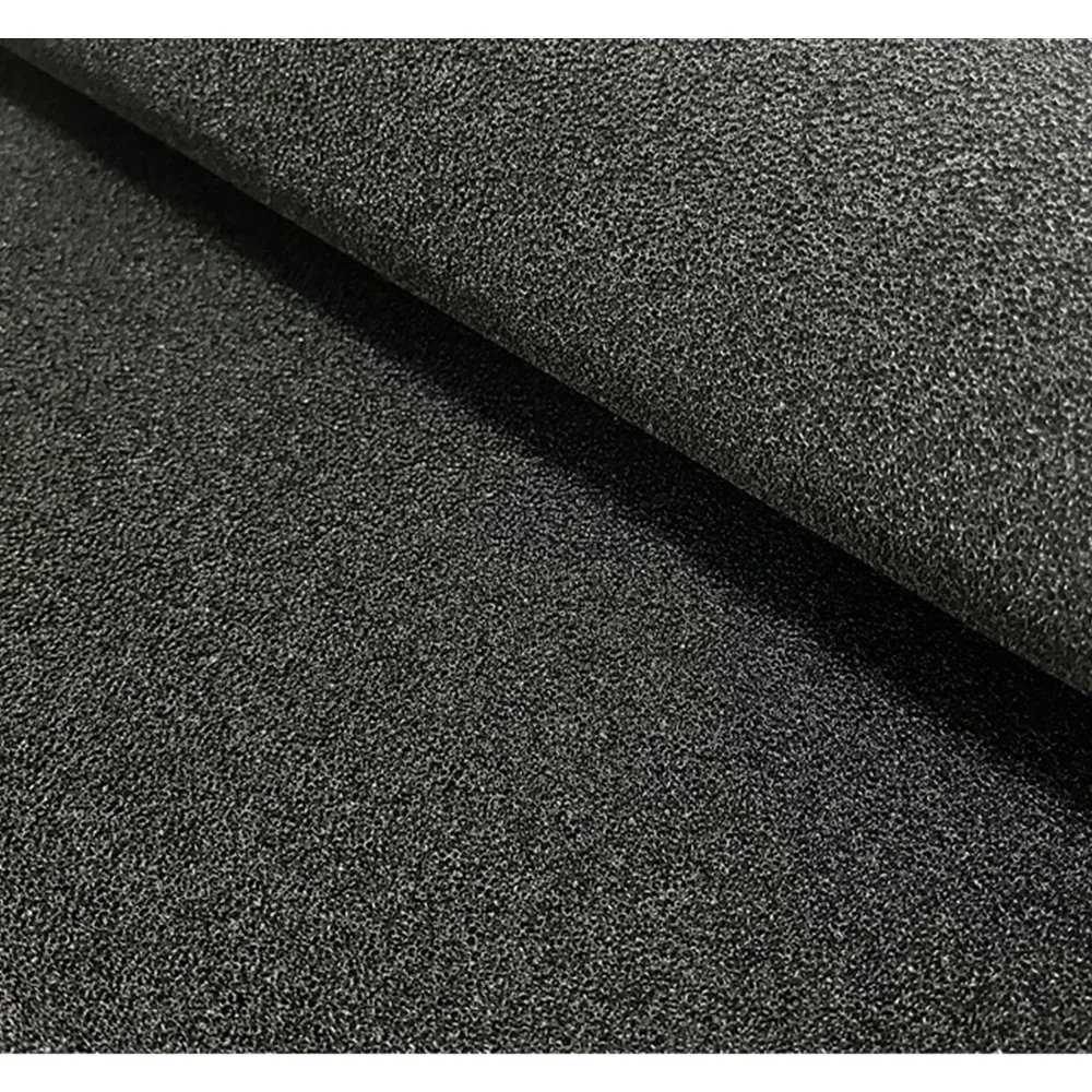 Factory Wholesale/Supplier Black Open Cell Polyurethane Sheet Foam Activated Carbon Filter Element Smoking Sponge