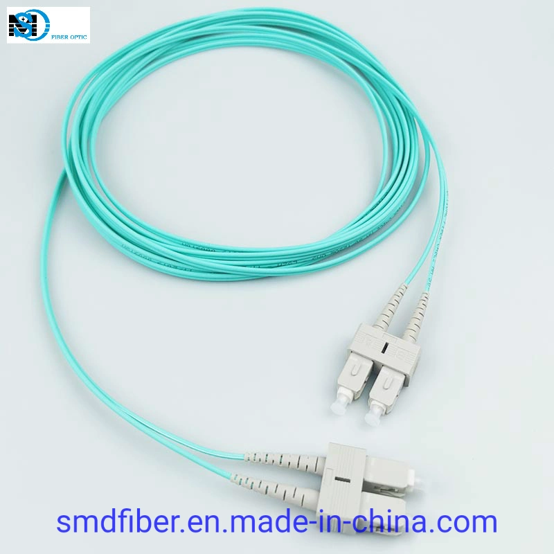 Sc-Sc/Upc Om3 Fiber Optic Patch Cord Duplex, 2.0mm, 5m