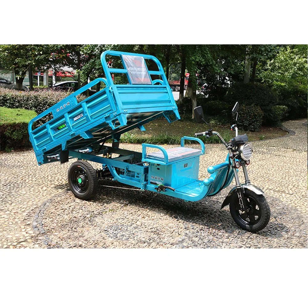 High Quality Electric Tricycle Truck High-Power Climbing Pull Cargo Load Wang Household Agricultural Truck Carriage One Meter Eight