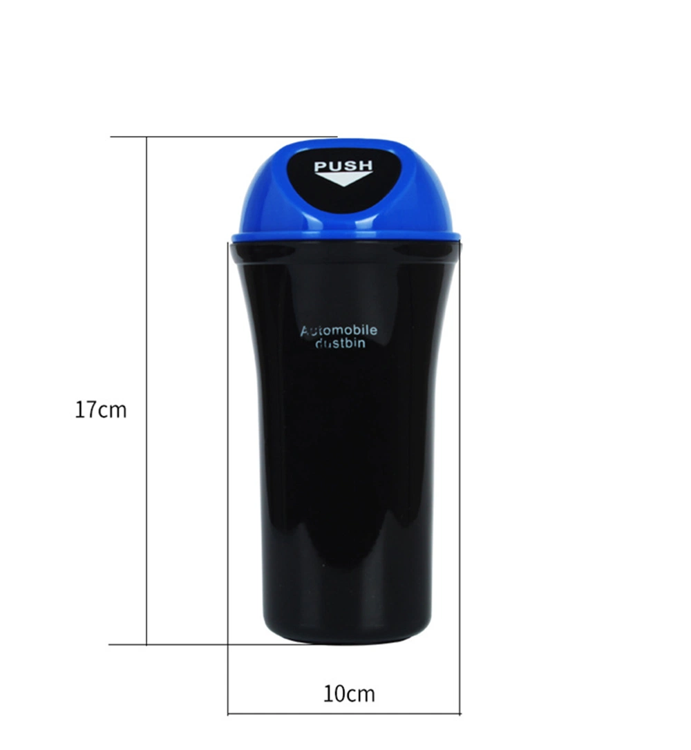 Car Trash Can Mini Rubbish Bin, Portable Car Trash Can, Small Bucket for Car, Mini Household Outdoor Bucket Automotive Garbage Leak Proof Trash Can Wbb12864