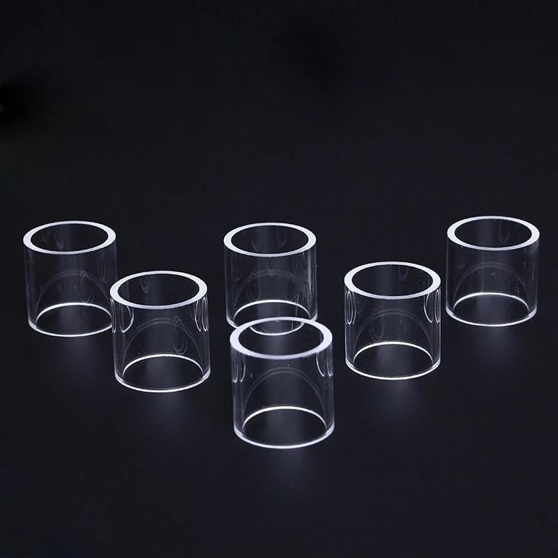 High Pressure Resistance Large Diameter Clear Quartz Glass Tube