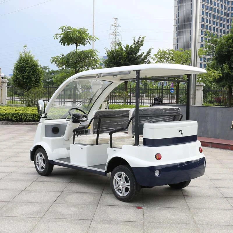 Bester Preis 4 Passagiere Electric Sightseeing Bus 4 Wheel Tourist Shuttle-Car (DN-4)