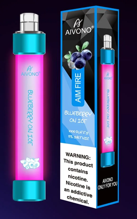 Aivono 2021 Nuevo diseño de plumas de Vape Vaporesso desechable cigarrillo electrónico con luz LED luminoso vaporizador High-Class