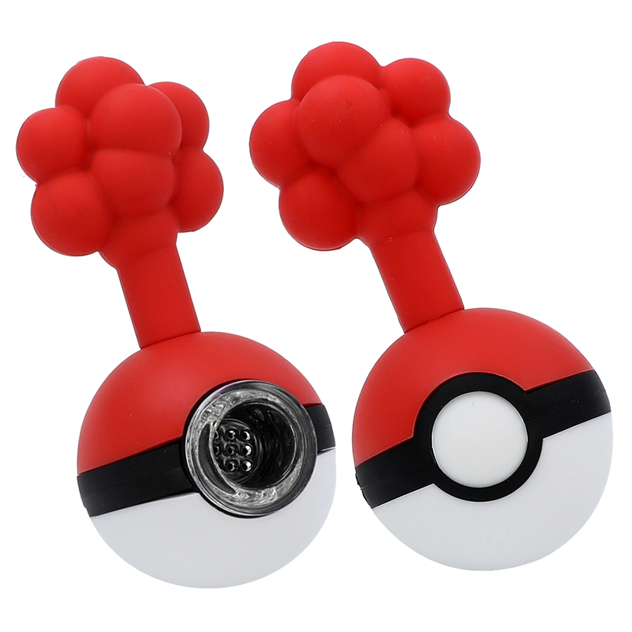 Sustainable Cute Smoking Accessories Gift Unbreakable Silicone Pokemon Hand Pipe