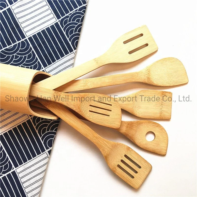 Kitchen Gadget Cookware Bamboo 6 Piece Utensil Set