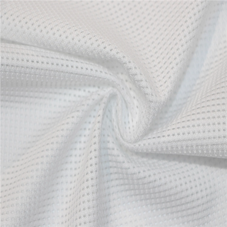100 Polyester Mesh Fabric for Sportswear Wide Width School Uniform Polo Shirt Fabric
