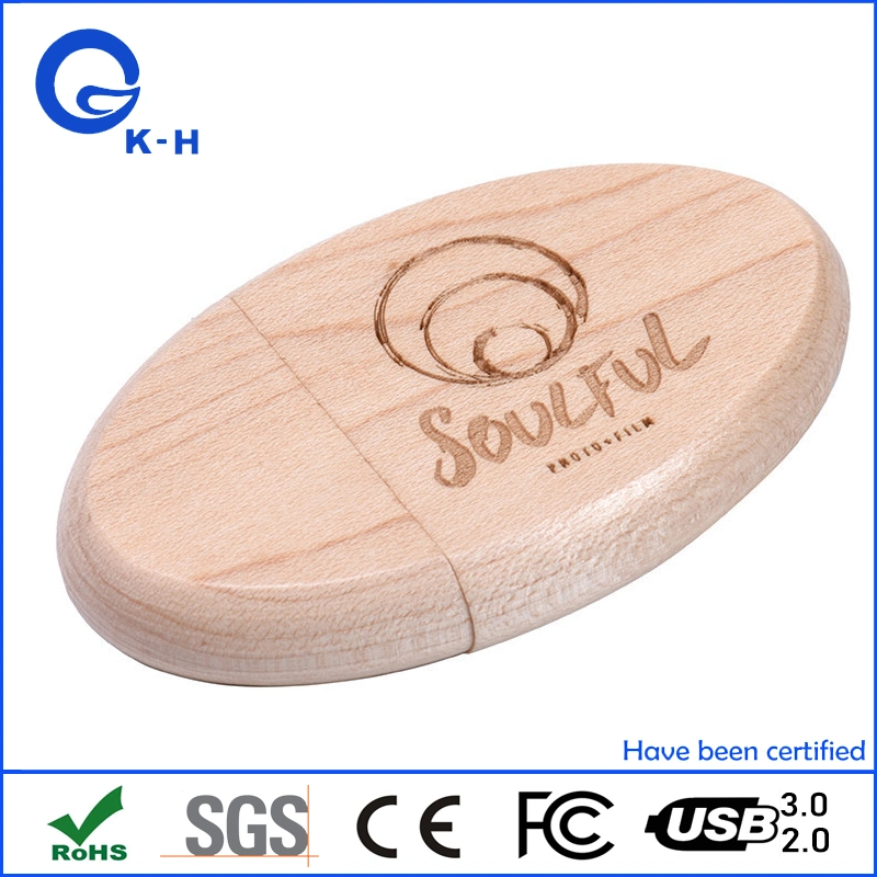 Promotional Custom Wood USB Flash Memory Drive 8GB 16GB 32GB