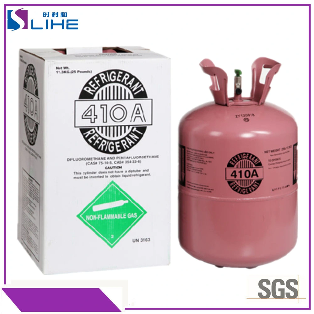 Non-Flammable Fast Cooling Auto Gas R410A Un 3163 Refrigerant Gas