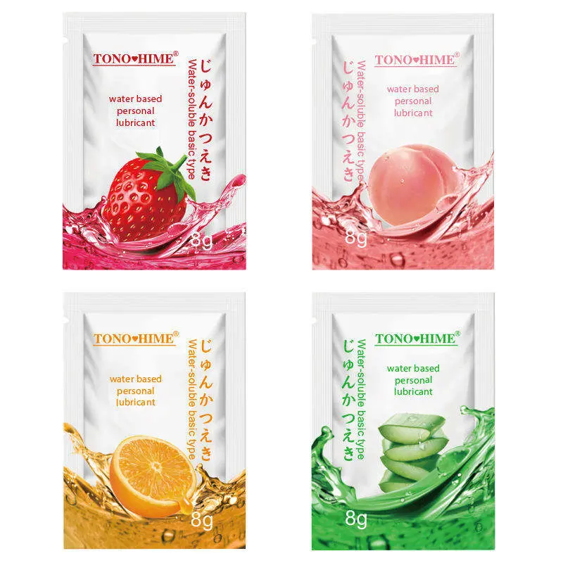 The Popular Refreshing Body Massage Bulk Water Based Personal Sachet Sex Lubricant Packet with Food Grade