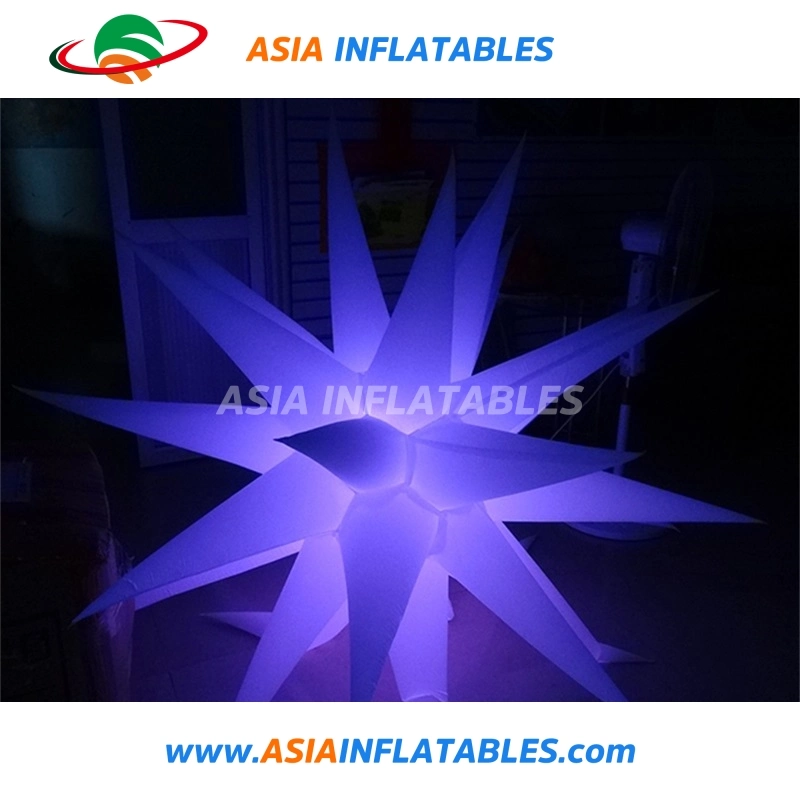 LED Inflatable Star with LED Lighting for Pub Stage Birthday Christmas Party Decoration