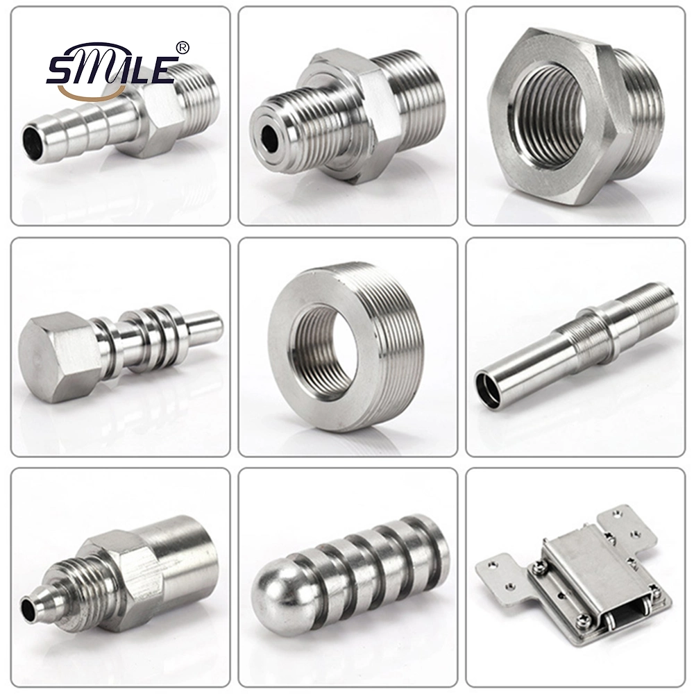 Sonrisa metálica de acero inoxidable de piezas de maquinaria agrícola de piezas de bicicleta eléctrica de aluminio mecanizado CNC de piezas de maquinaria de impresión