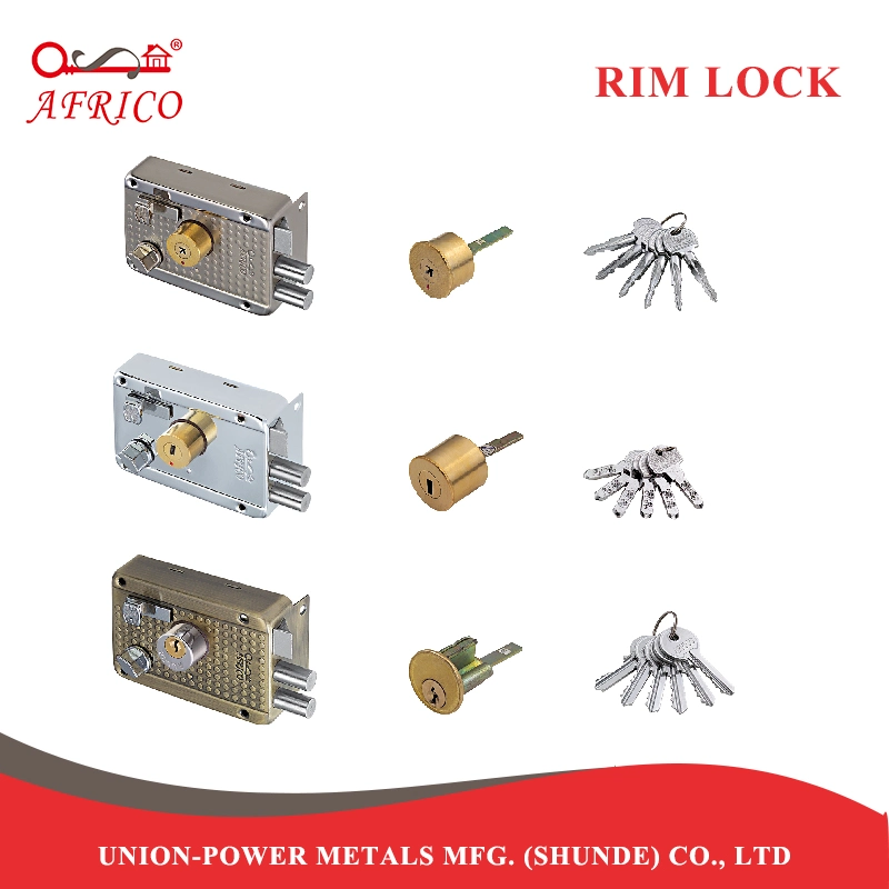 Door Lockset Hardware Brass Cylinder Lock with Safe Key for Resident Security System