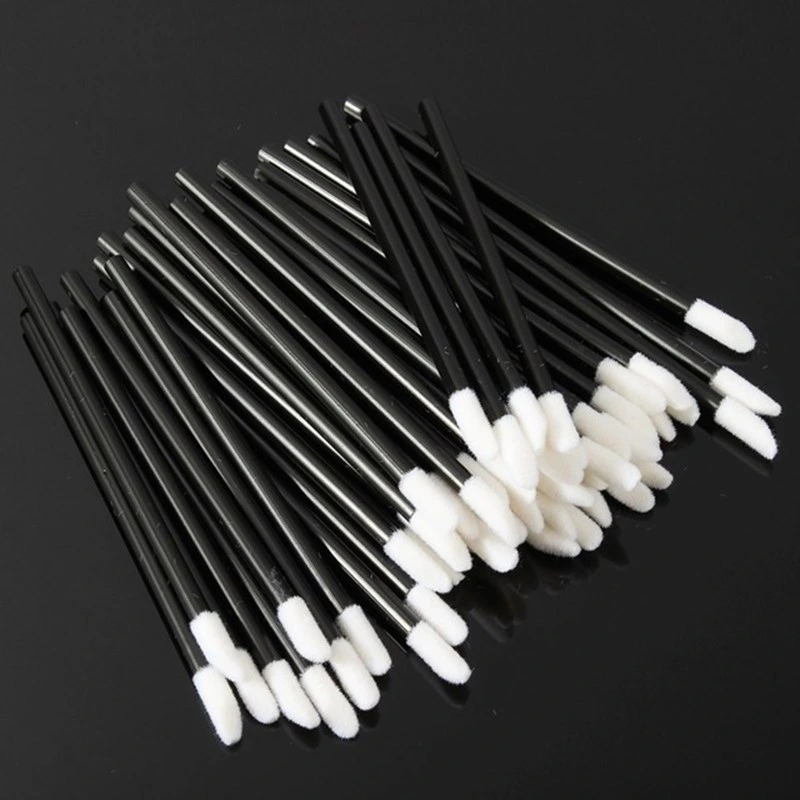 500pcs lèvre Wands applicateurs jetables Brosse à lèvre, rouge à lèvres brillant à lèvres de Pinceau applicateur Wands, Kits de maquillage beauté de l'applicateur Outil noir