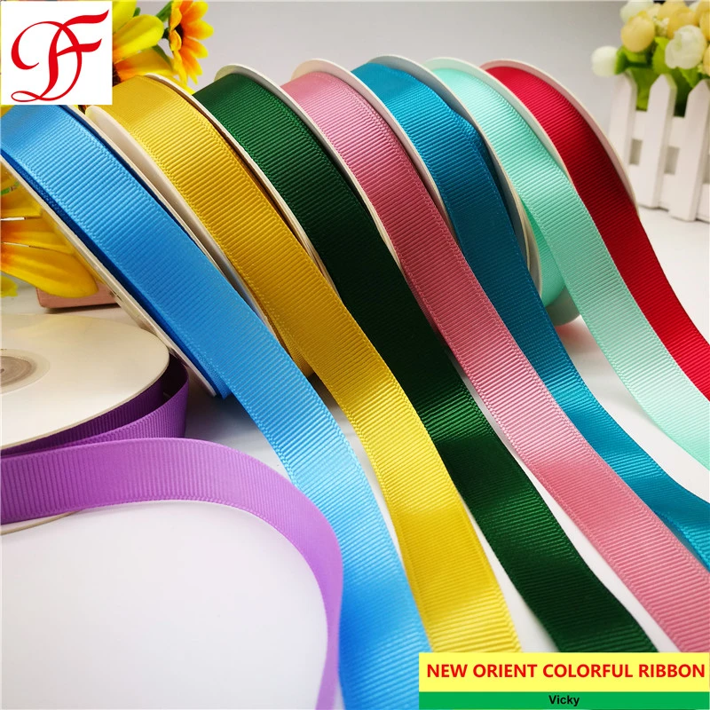 شريط إجمال الحبوب من إنتاج شركة OEM طباعة شريط Gingham taffeta Ribbon شريط هيمب بلز أورغانزا المعدني للهدايا/التراكب/الملابس