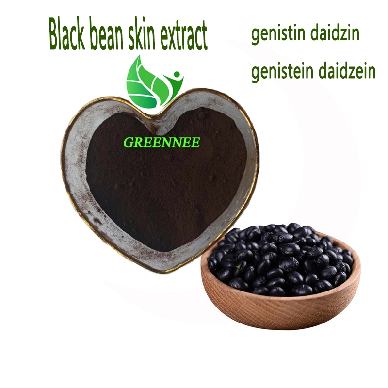 Kosher Certified Organic Black Bean Seed Coat Extract Powder Anthocyanidins 25% Black Soybean Hull Ecxtract