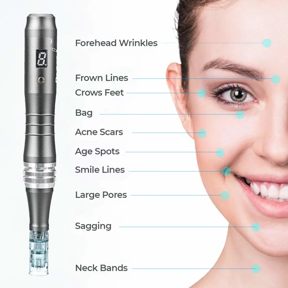 El Dr. Microneedling Derma M8 Pen Pen con Dermapen Micro agujas