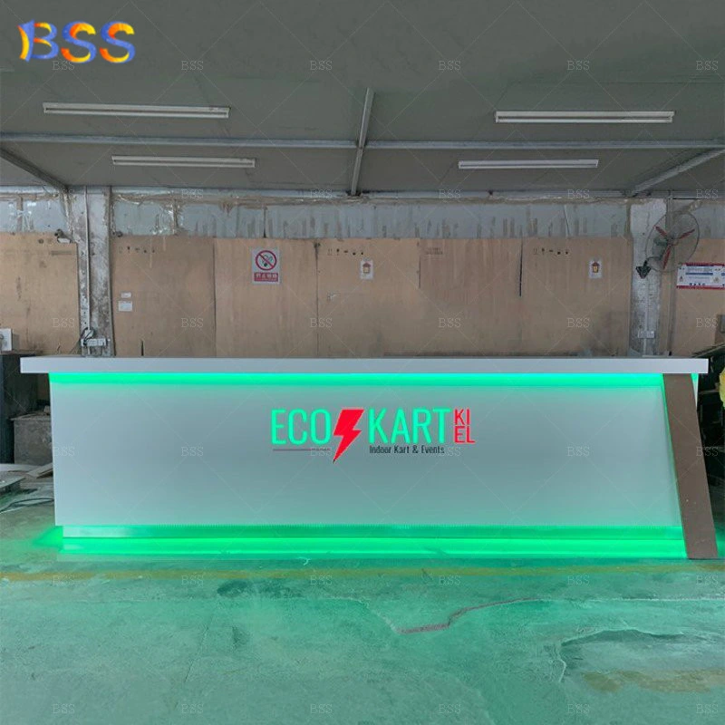 Counter Design for Fast Food Restaurant Customization Artificial Stone Commercial Restaurant Counter Furniture