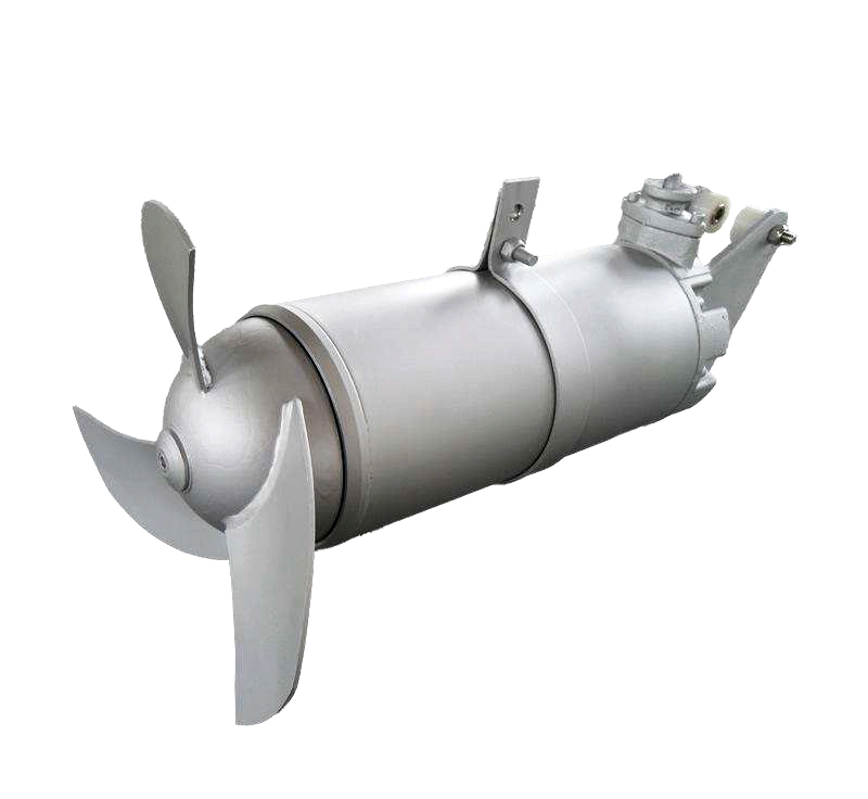 Qjb Submersible Mixer Stainless Steel Sewage Mixer Low Speed Flow Pusher Sewage