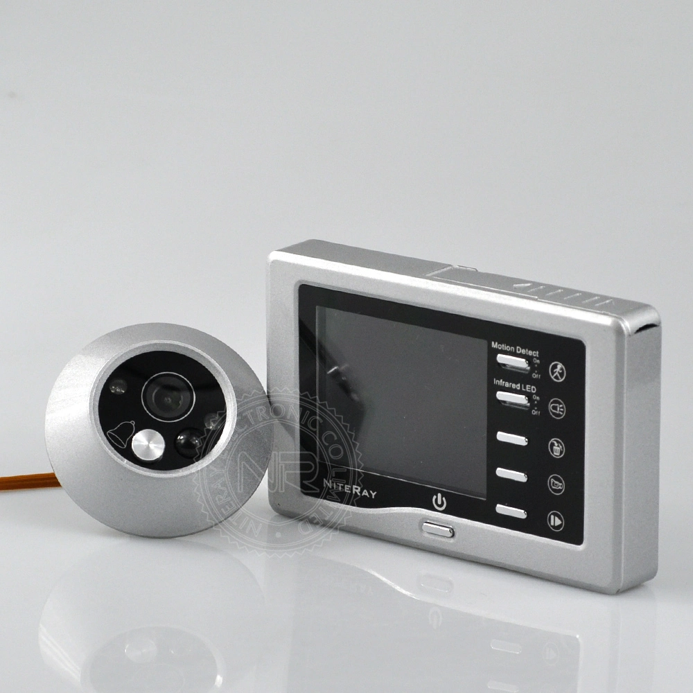 Video Recording Door Camera Digital Door Bell Viewer with Motion Detect & IR Infrared