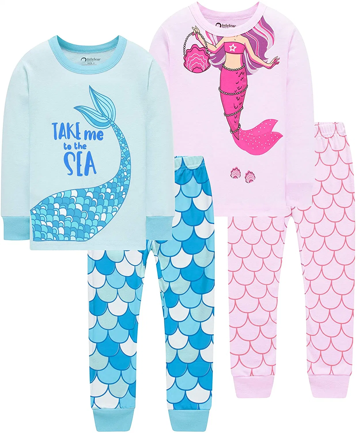 Meninas Natal Pijamas Bebê Kids Horse roupas crianças Unicorn Dom Pants