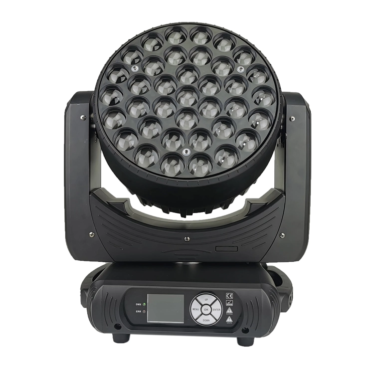 37 X 15W RGBW Zoom Wash Moving Head Stage LED Lighting