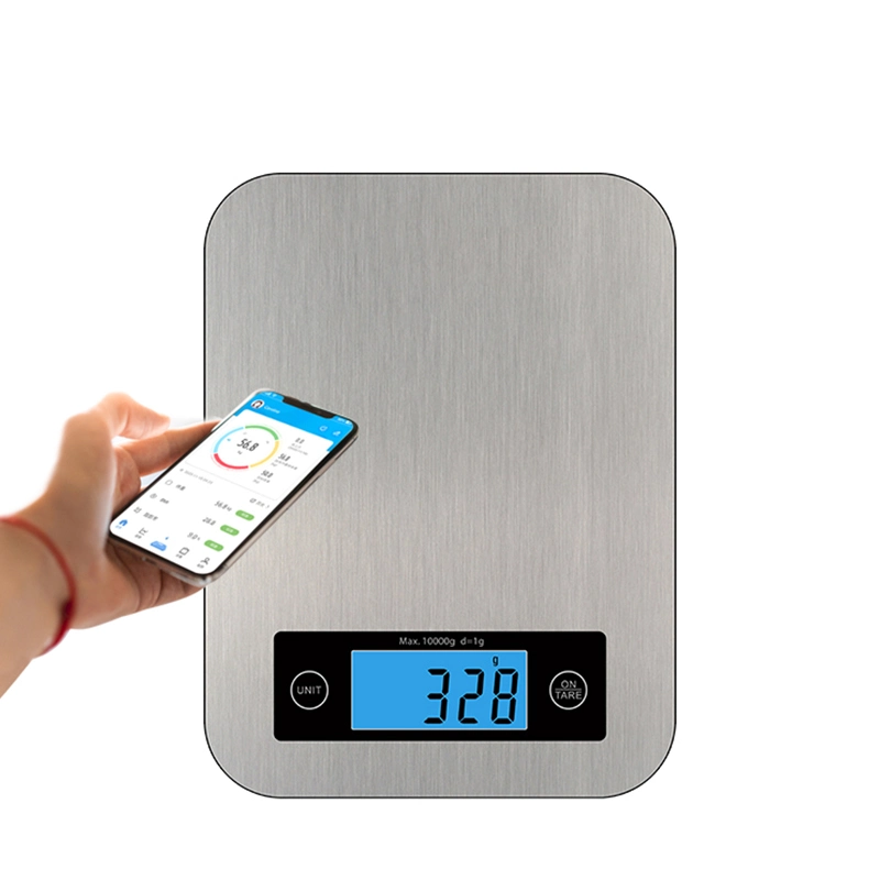 5 Kg Stainless Steel Platform Digital Waterproof Multifunction Smart APP Kitchen Coffee Scale