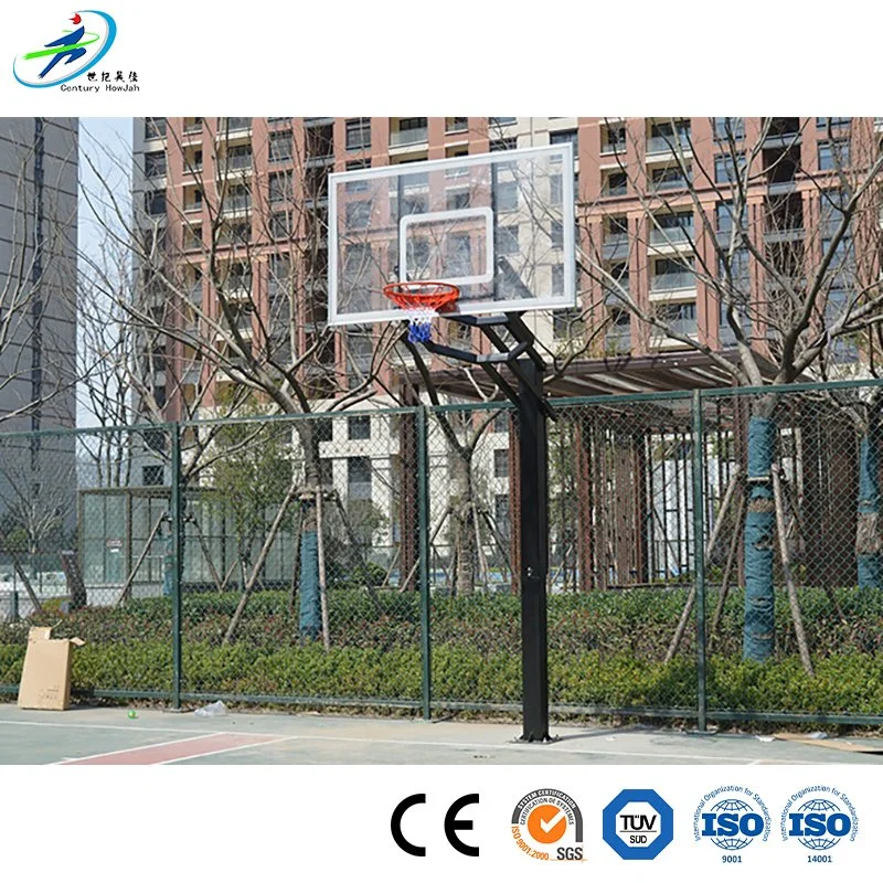 Century Star School Plastic Basketball Stand Manufacturers Outdoor and Indoor Square Tube Basketball Hoop Stand for Racing