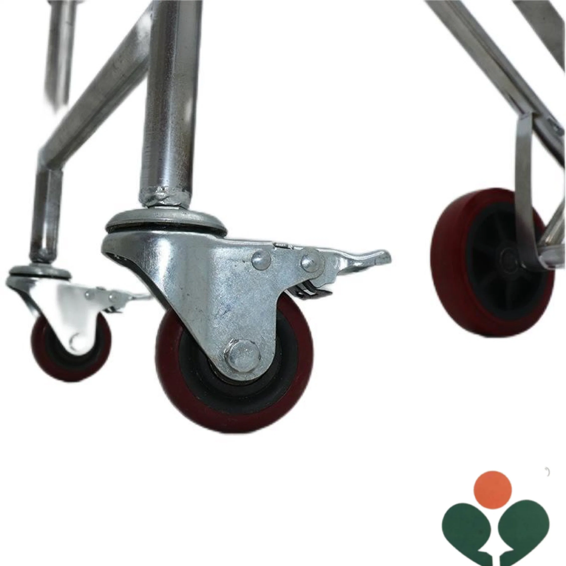 Stainless Steel Oxygen Cylinder Trolley Medical Table Hospital Equipment