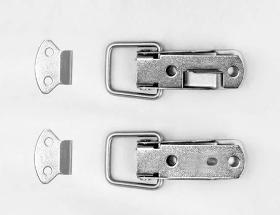 Universal Luggage Hardware Buckle 304 Stainless Steel Buckle Tool Box Lock Flat Mouth Buckle Locker