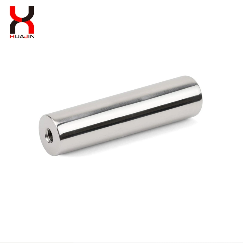 High Working Temperature Permanent 12000GS Magnet Rod Industrial Bar Shaped Magnet