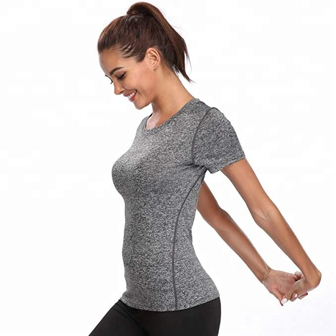 Wholesale/Supplier Short Sleeves Sport Sportswear in Gym for Ladies Factory Manufactured