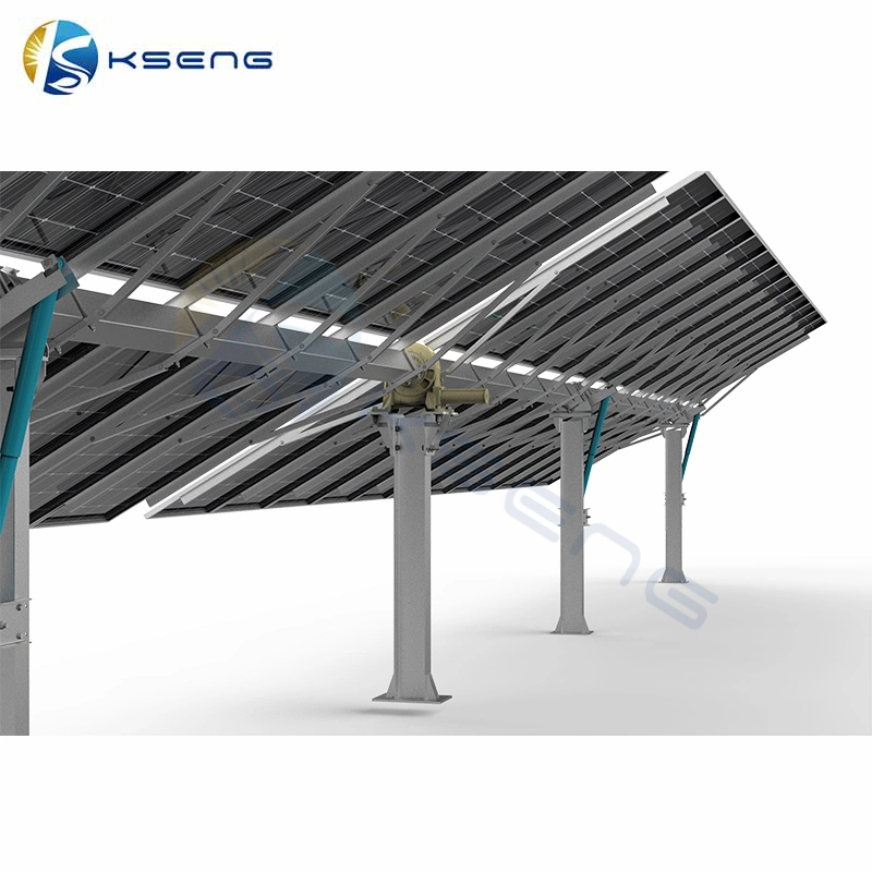 OEM Automatische Solar Tracking System Halterung 10kw PV One Axis Solar Tracker, Einachsig